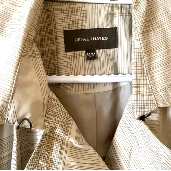 (M)🆕️Trench Coat/Jacket Cream Ptp 19"×L36" - Picture 6 of 9